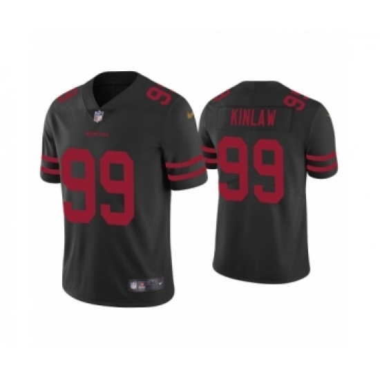 Men's San Francisco 49ers #99 Javon Kinlaw 2020 Black Vapor Untouchable Limited Player Football Jersey - Ujersey