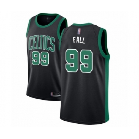 Youth Boston Celtics #99 Tacko Fall Swingman Black Basketball Jersey - Statement Edition - Ujersey