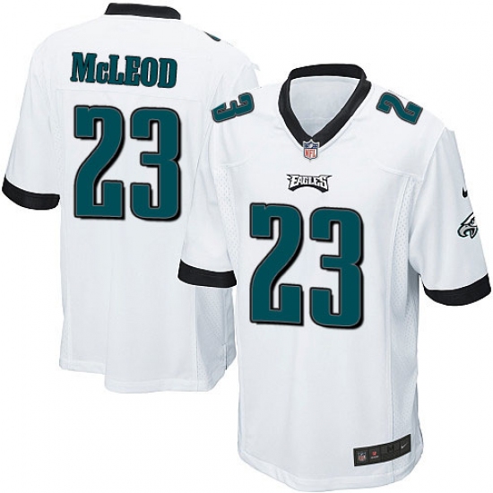 Men's Nike Philadelphia Eagles #23 Rodney McLeod Game White NFL Jersey - Ujersey