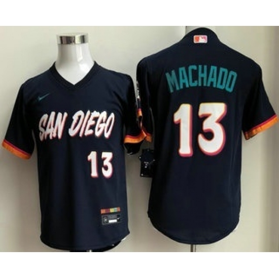 Youth San Diego Padres #13 Manny Machado Navy 2026 City Connect Stadium Jersey - Ujersey