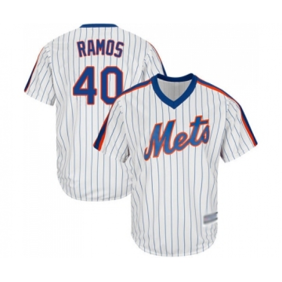 Youth New York Mets #40 Wilson Ramos Authentic White Alternate Cool Base Baseball Jersey - Ujersey