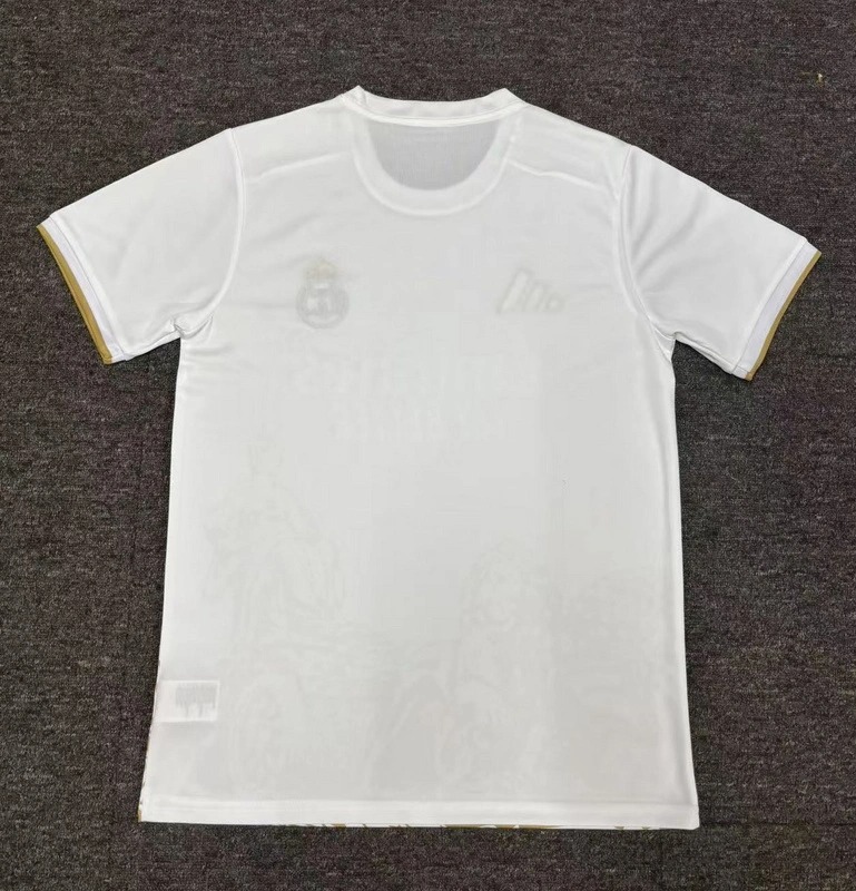 Real Madrid Soccer Jersey White & Golden Special Edition Custom Shirt 2025/26 - ujerseystore