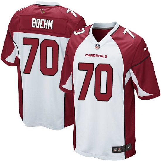 Men's Nike Arizona Cardinals #70 Evan Boehm Game White NFL Jersey - Ujersey