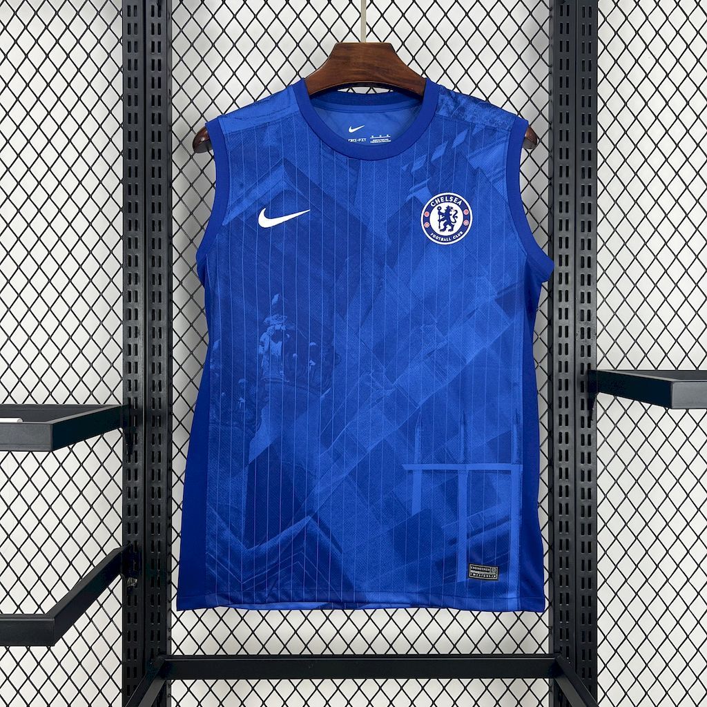 Chelsea Football Jersey Home Custom Vest 2025/26 - Ujersey