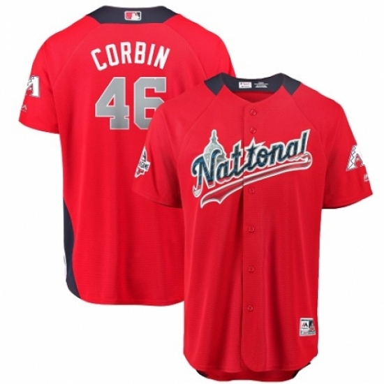 Youth Majestic Arizona Diamondbacks #46 Patrick Corbin Game Red National League 2018 MLB All-Star MLB Jersey - Ujersey