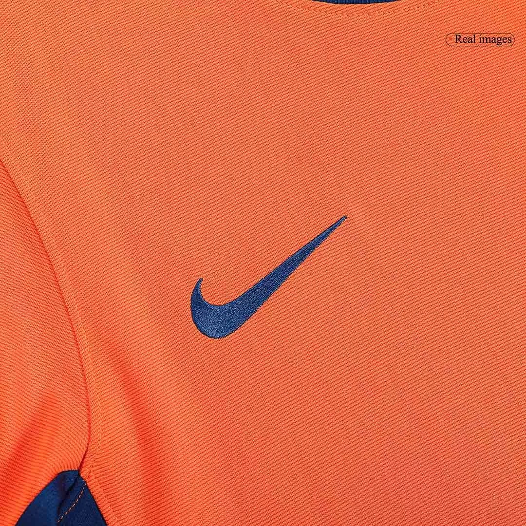Netherlands Soccer Jersey Home Custom Shirt EURO 2024 - ujerseystore