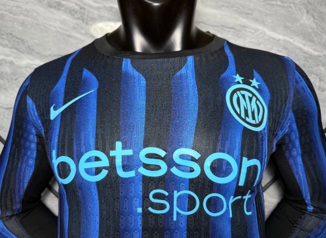 Soccer Jersey Inter Milan Home Long Sleeve Shirt 2025/26 - Ujersey NHL