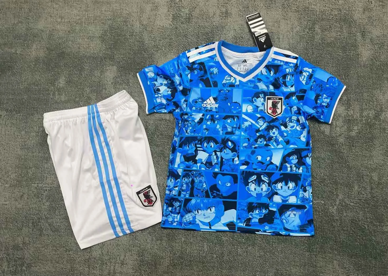 Japan Soccer Jersey Doraemon Special Edition Kids Kit Jersey+Shorts 2025 - U-jersey