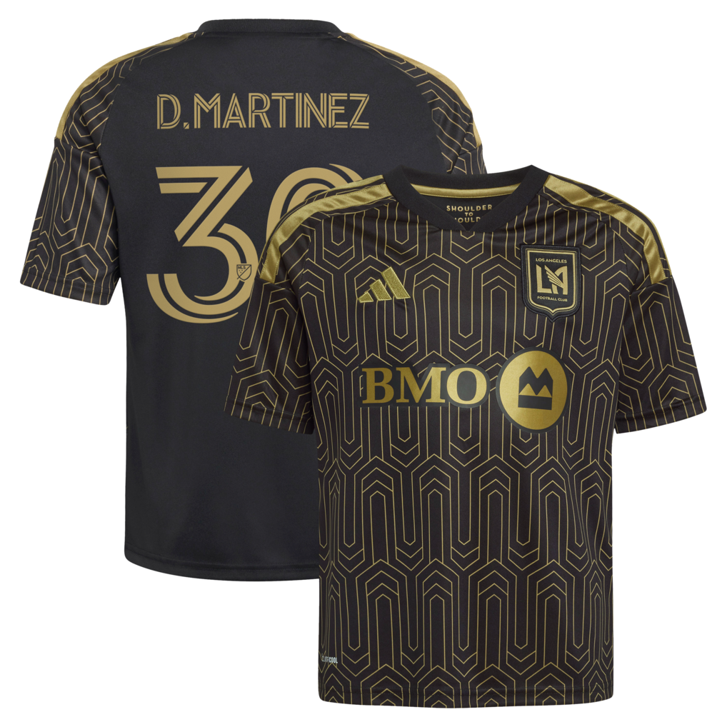 Youth LAFC David Martínez adidas Black 2026 Primary Kit Replica Jersey - Ujersey