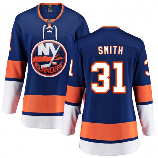 Women's New York Islanders #31 Billy Smith Fanatics Branded Royal Blue Home Breakaway NHL Jersey - Ujersey