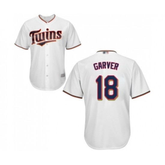 Men's Minnesota Twins #18 Mitch Garver Replica White Home Cool Base Baseball Jersey - Ujersey