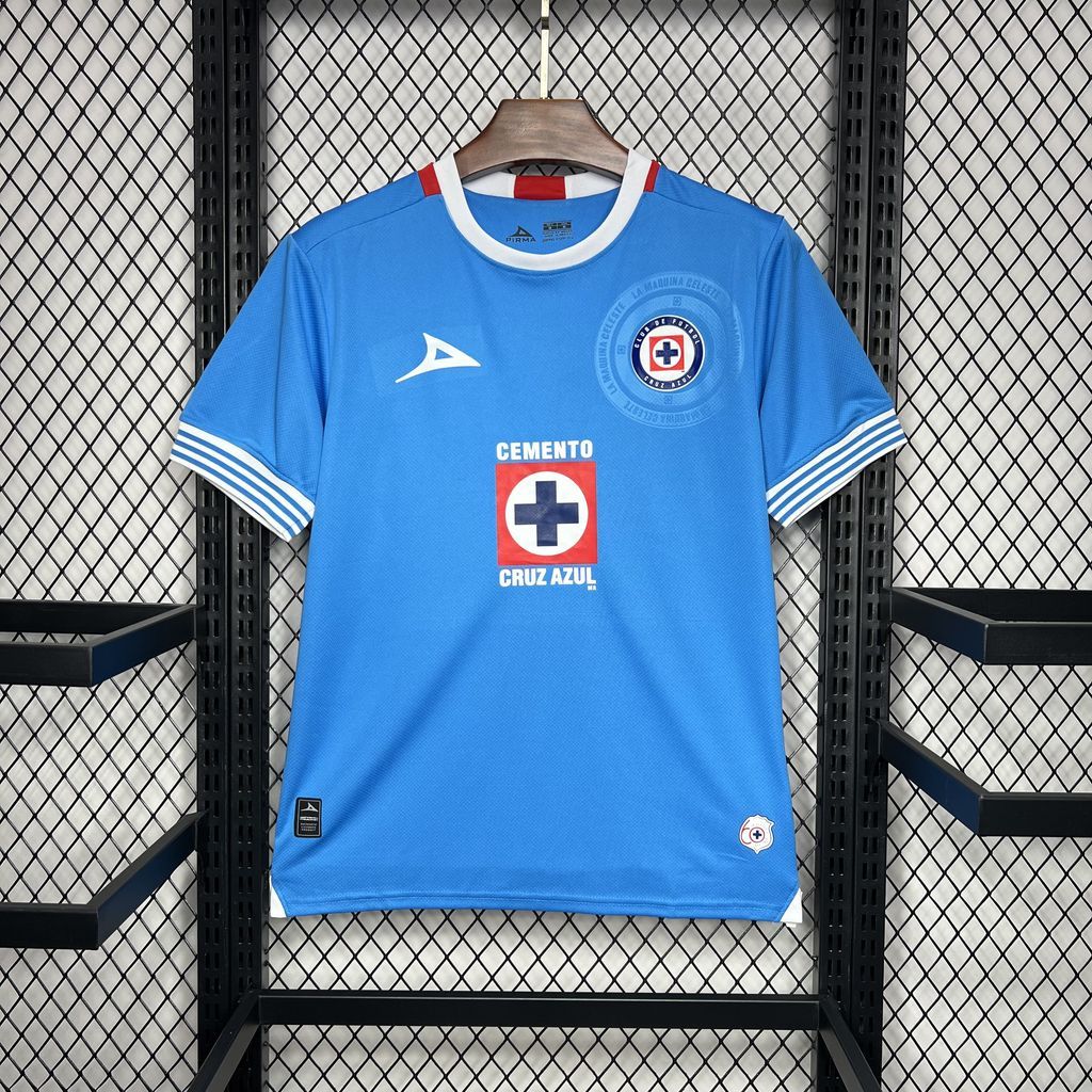 Cruz Azul Soccer Jersey Home Custom Shirt 2024/25 - ujerseystore