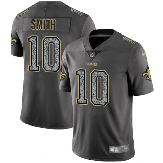 Youth Nike New Orleans Saints #10 Tre'Quan Smith Gray Static Vapor Untouchable Limited NFL Jersey - Ujersey