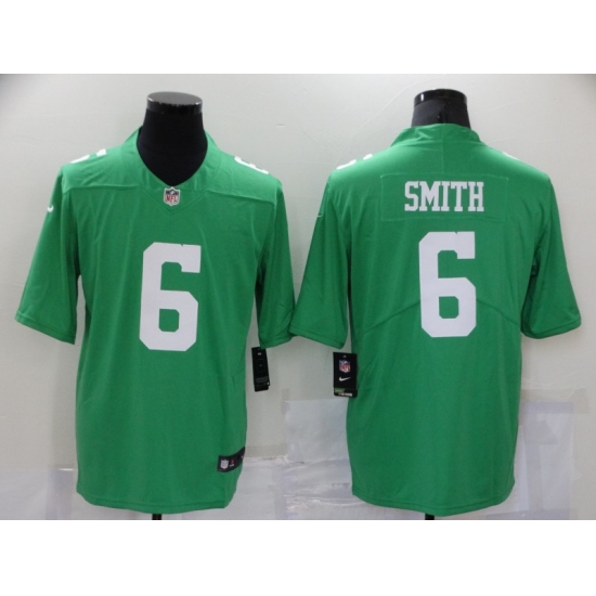 Men's Philadelphia Eagles #6 DeVonta Smith Midnight Green Draft First Round Pick Limited Jersey - Ujersey