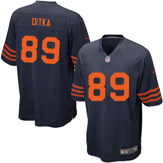 Men's Nike Chicago Bears #89 Mike Ditka Game Navy Blue Alternate NFL Jersey - Ujersey