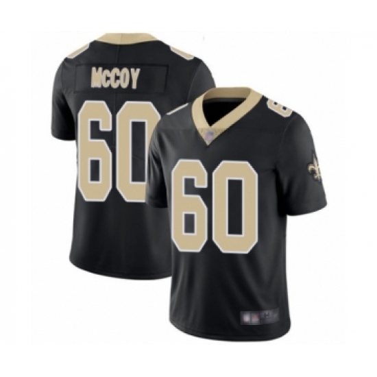 Men's New Orleans Saints #60 Erik McCoy Black Team Color Vapor Untouchable Limited Player Football Jersey - Ujersey