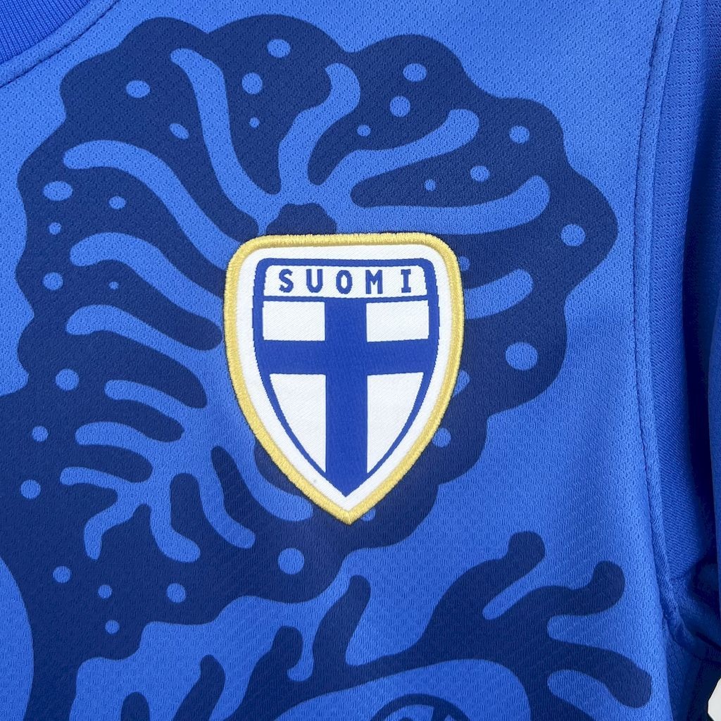 Finland Soccer Jersey Away Custom Shirt 2025 - ujerseystore