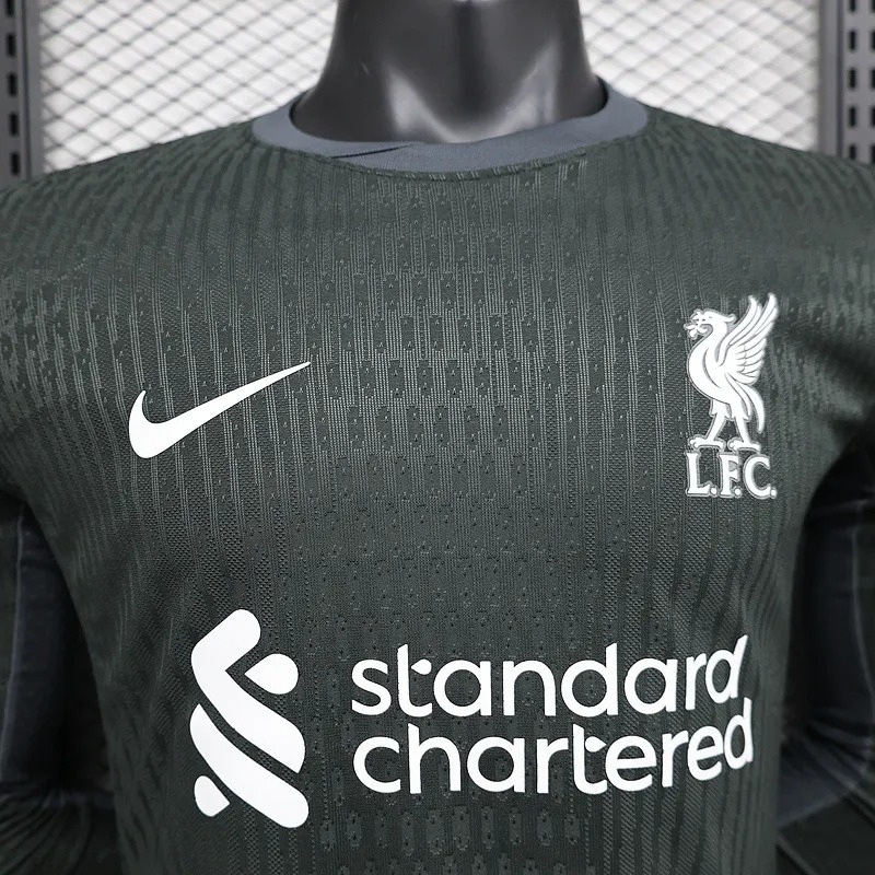 Liverpool Football Jersey Away Long Sleeve Shirt 2024/25 - Ujersey NHL
