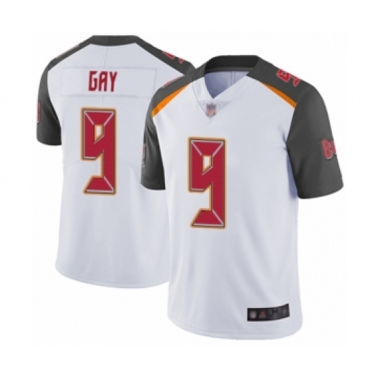 Men's Tampa Bay Buccaneers #9 Matt Gay White Vapor Untouchable Limited Player Football Jersey - Ujersey