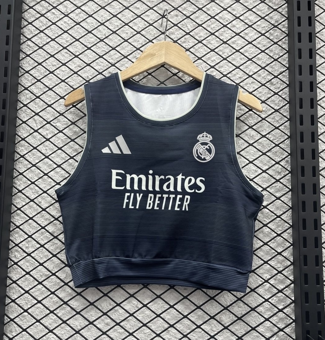 Real Madrid Away Women's Vest Soccer Jersey 2025/26 - Ujersey NHL