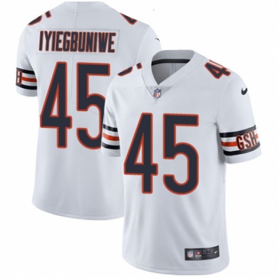 Youth Nike Chicago Bears #45 Joel Iyiegbuniwe White Vapor Untouchable Elite Player NFL Jersey - Ujersey