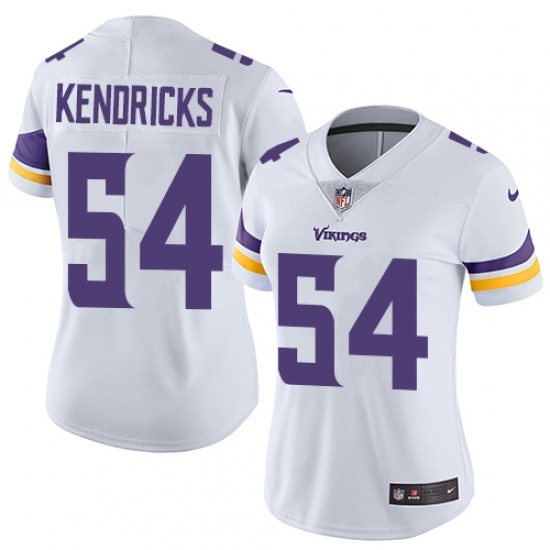 Women's Nike Minnesota Vikings #54 Eric Kendricks White Vapor Untouchable Limited Player NFL Jersey - Ujersey