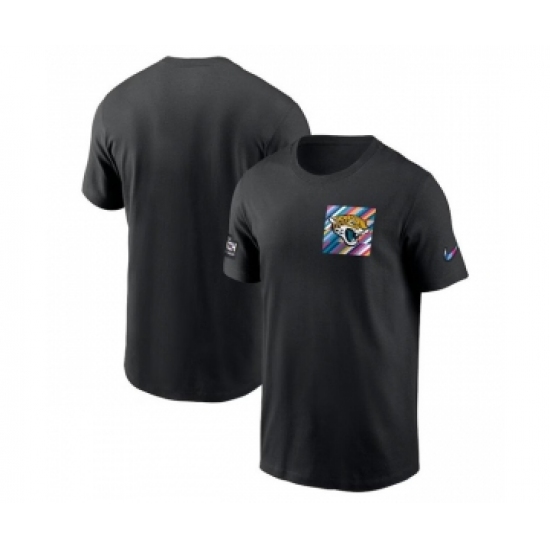 Men's Jacksonville Jaguars Black 2023 Crucial Catch Sideline Tri-Blend T-Shirt - Ujersey