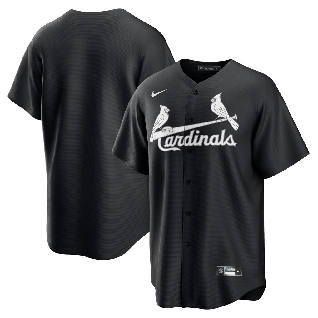 Men's St. Louis Cardinals  Nike Black Replica Jersey - Ujersey