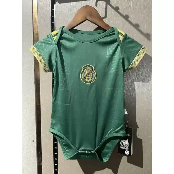 Mexico Gold Cup Baby Green Special Soccer Jersey 2025 - Ujersey NHL