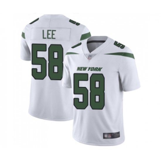 Men's New York Jets #58 Darron Lee White Vapor Untouchable Limited Player Football Jersey - Ujersey