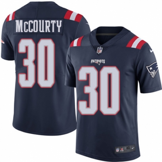 Men's Nike New England Patriots #30 Jason McCourty Limited Navy Blue Rush Vapor Untouchable NFL Jersey - Ujersey