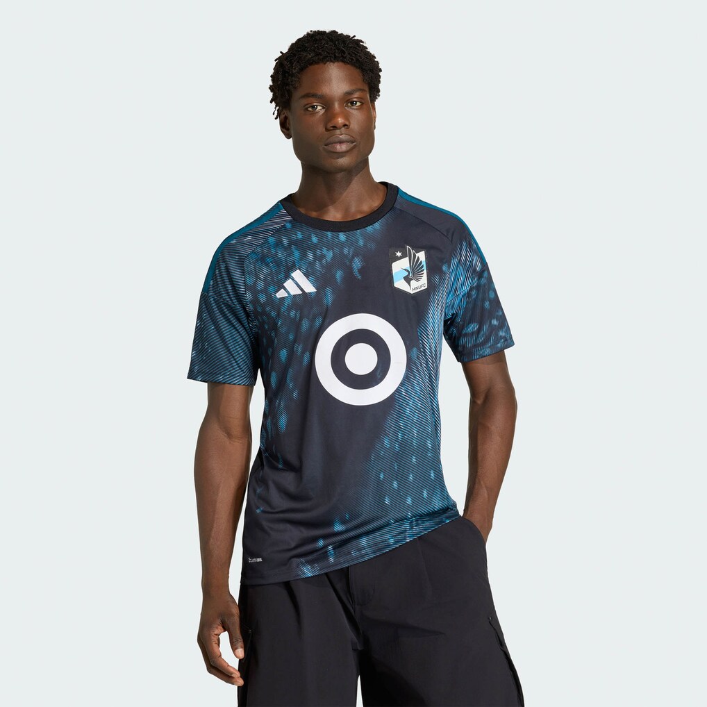 Men's Minnesota United FC adidas Black 2026 The Decade Kit Replica Jersey - Ujersey