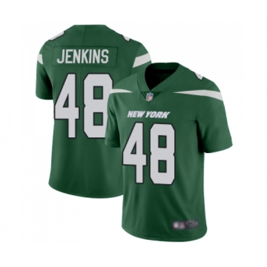 Youth New York Jets #48 Jordan Jenkins Green Team Color Vapor Untouchable Limited Player Football Jersey - Ujersey