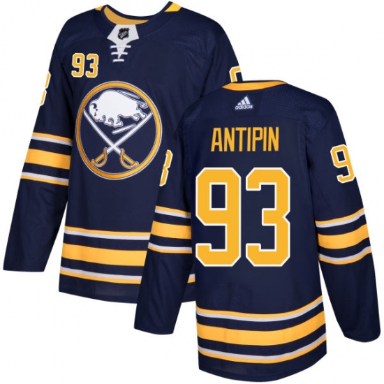 Youth Adidas Buffalo Sabres #93 Victor Antipin Premier Navy Blue Home NHL Jersey - Ujersey