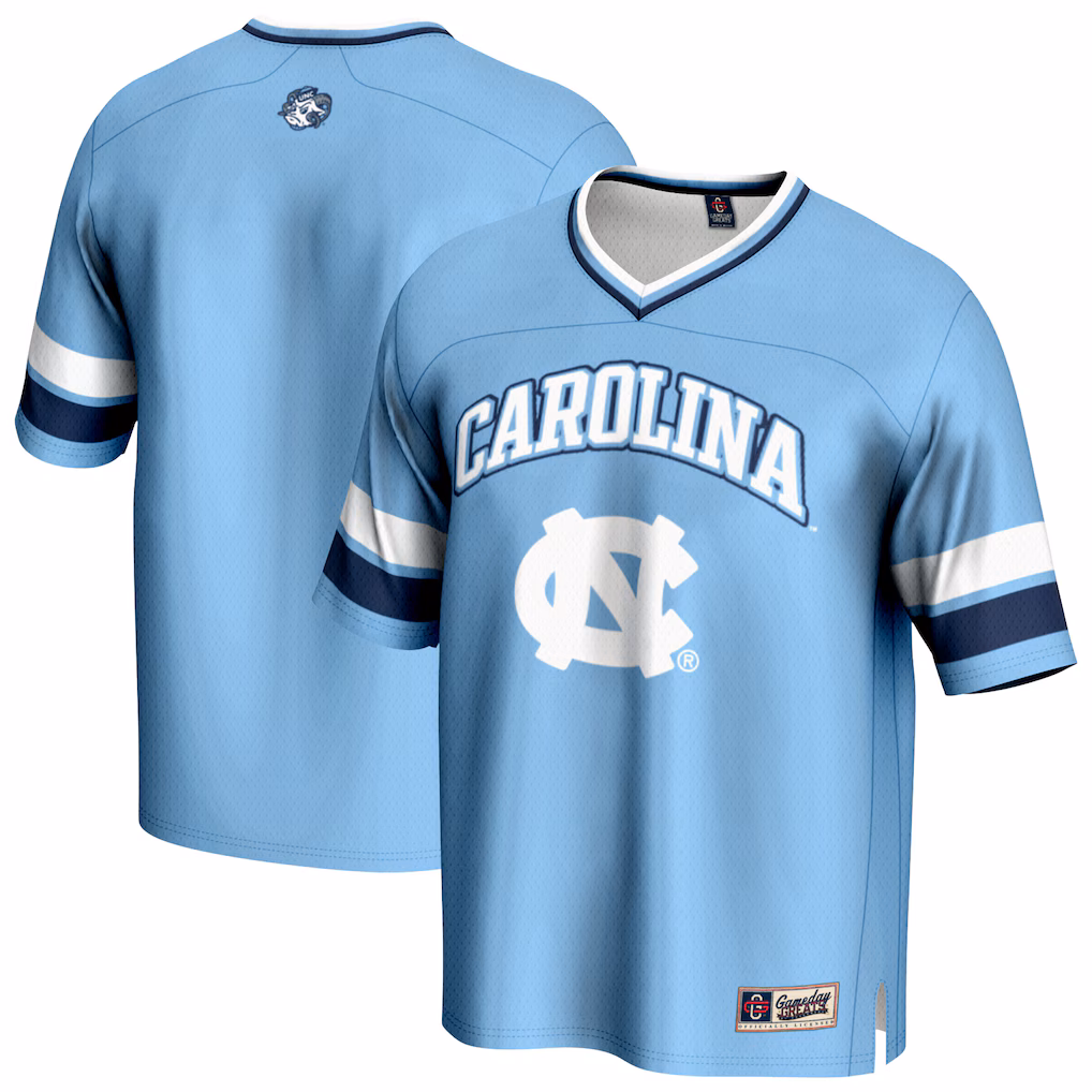 Youth GameDay Greats Carolina Blue North Carolina Tar Heels Football Jersey - Ujersey Shop