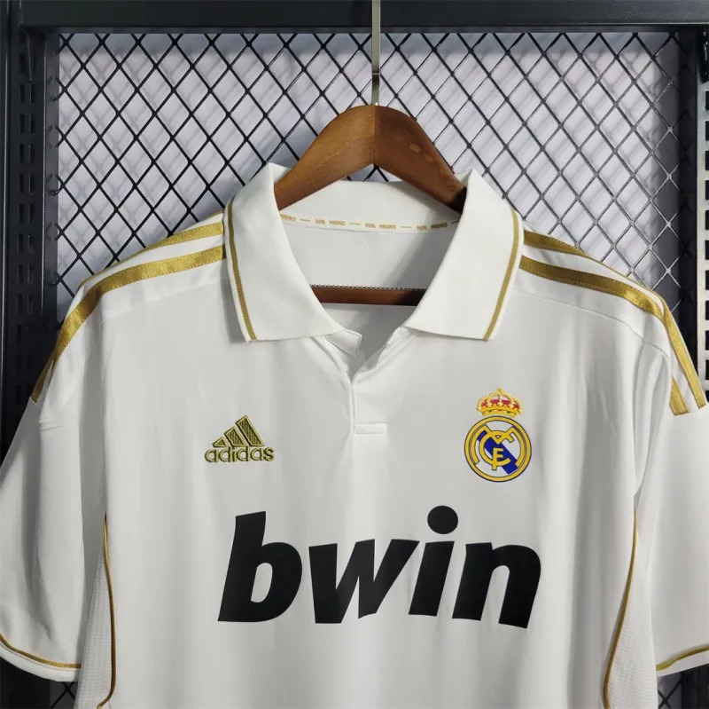 Real Madrid Retro Jersey Home Soccer Custom Shirt 2011/12