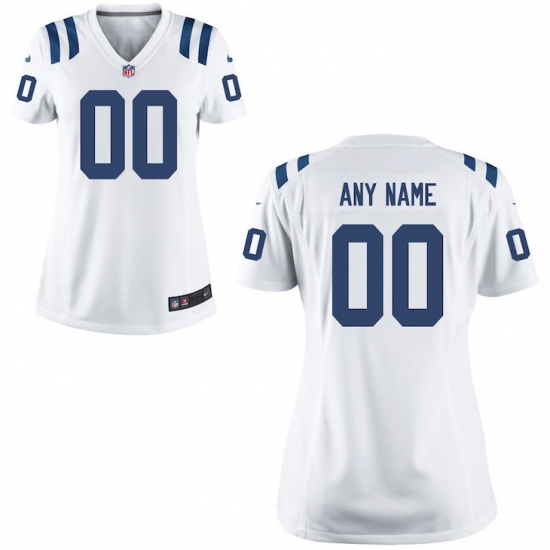 Women's Indianapolis Colts Nike White Custom Game Jersey - Ujersey