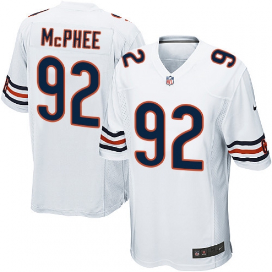 Men's Nike Chicago Bears #92 Pernell McPhee Game White NFL Jersey - Ujersey