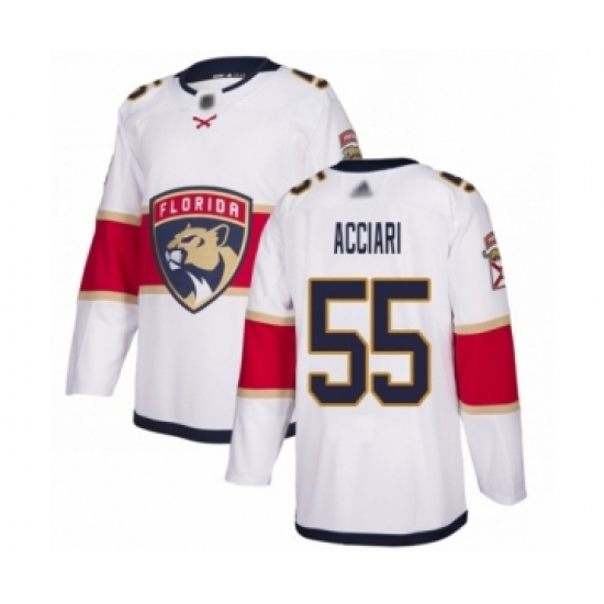 Youth Florida Panthers #55 Noel Acciari Authentic White Away Hockey Jersey - Ujersey