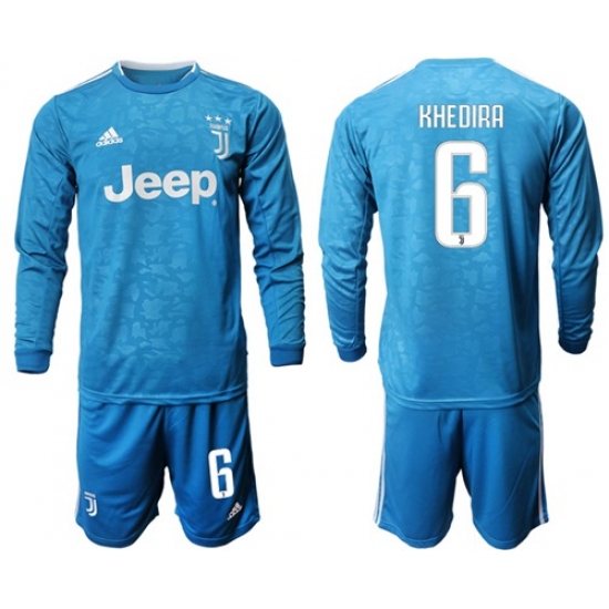 Juventus #6 Khedira Third Long Sleeves Soccer Club Jersey
