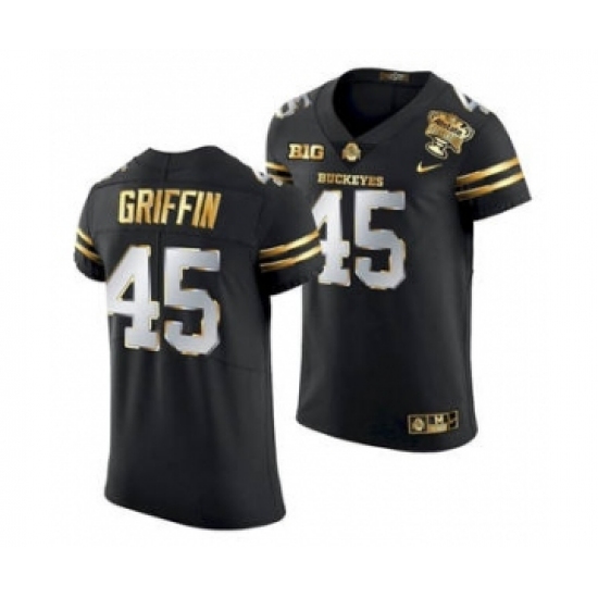 Men's Ohio State Buckeyes Archie Griffin 2021 Sugar Bowl Jersey Black Gold - Ujersey