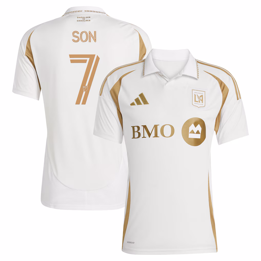 Men's LAFC Son Heung-Min adidas White 2025 Secondary Replica Player Jersey - Ujersey NHL