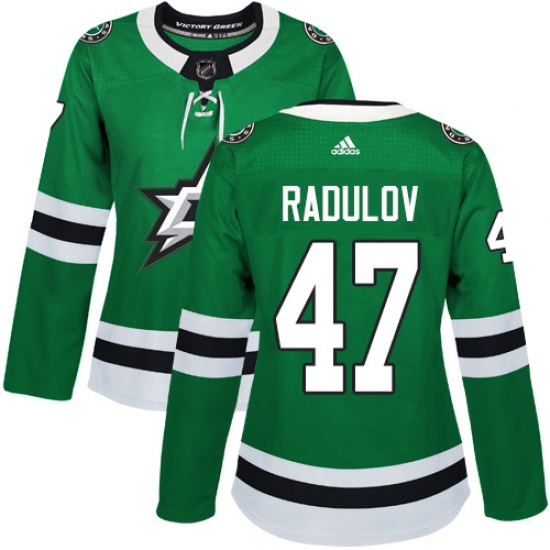 Women's Adidas Dallas Stars #47 Alexander Radulov Premier Green Home NHL Jersey - Ujersey