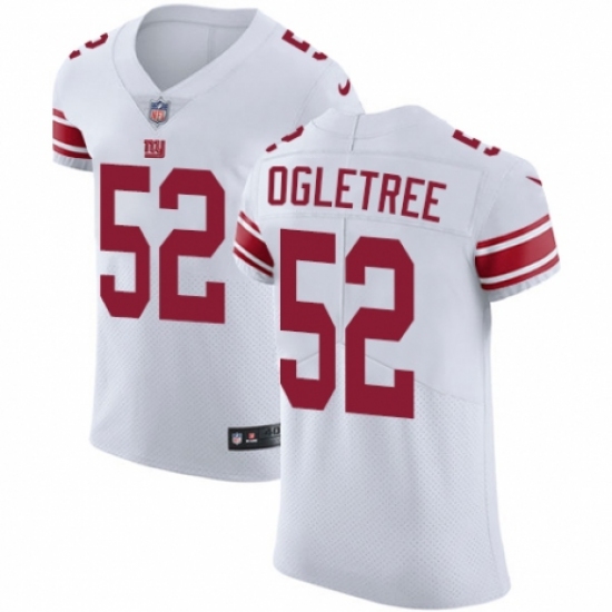 Men's Nike New York Giants #52 Alec Ogletree White Vapor Untouchable Elite Player NFL Jersey - Ujersey