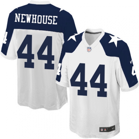 Men's Nike Dallas Cowboys #44 Robert Newhouse Game White Throwback Alternate NFL Jersey - Ujersey