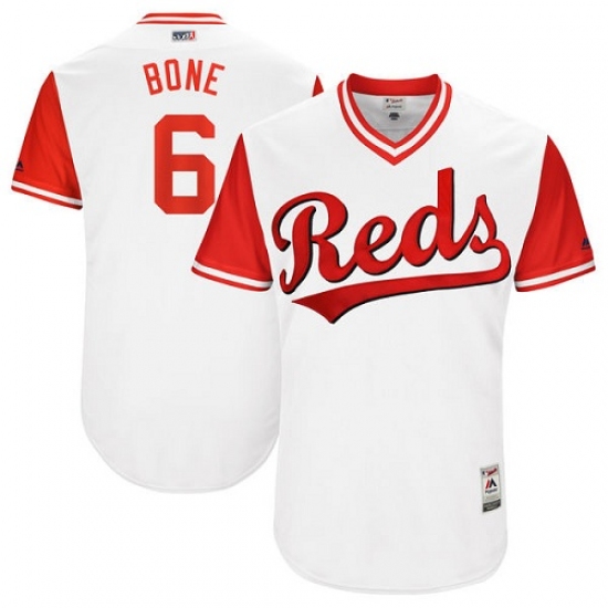 Men's Majestic Cincinnati Reds #6 Billy Hamilton 