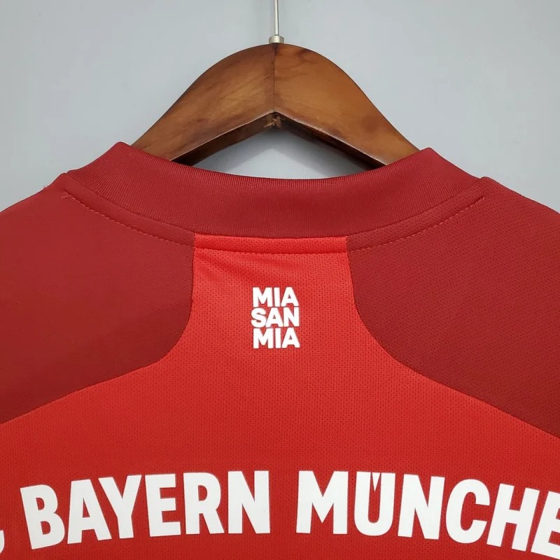 Bayern Munich Retro Jersey Home Soccer Shirt 2021/2022 - Ujersey NHL