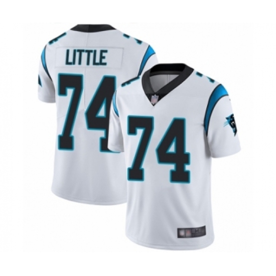 Men's Carolina Panthers #74 Greg Little White Vapor Untouchable Limited Player Football Jersey - Ujersey