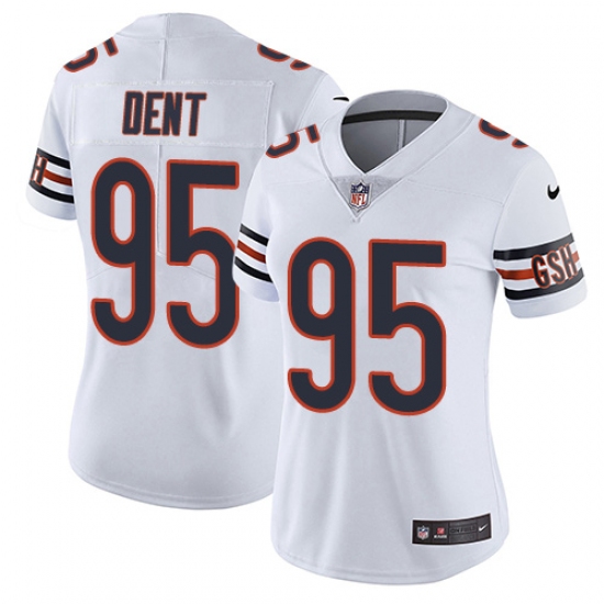 Women's Nike Chicago Bears #95 Richard Dent White Vapor Untouchable Limited Player NFL Jersey - Ujersey