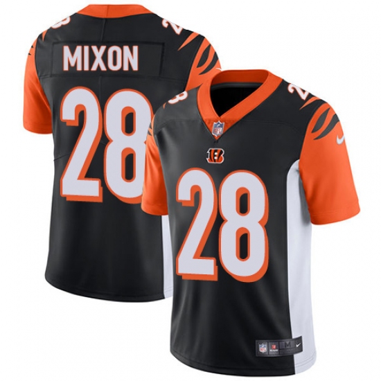 Men's Nike Cincinnati Bengals #28 Joe Mixon Vapor Untouchable Limited Black Team Color NFL Jersey - Ujersey